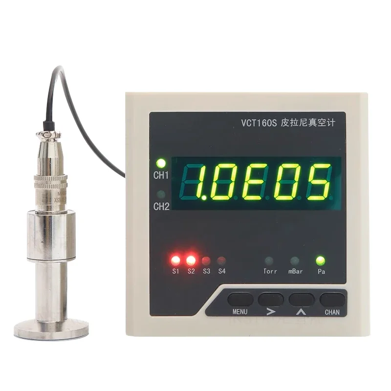 Manufacturer Digital High Precision Intelligent Pirani Vacuum Gauge Vacuum Sensor RS485