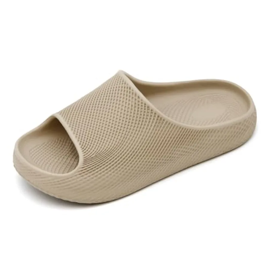 

Cloud Slides for Men Women, Comfy House Slippers Shower Shoes Non-Slip Lightweight Summer Sandals for Indoor Outdoor Beach Room