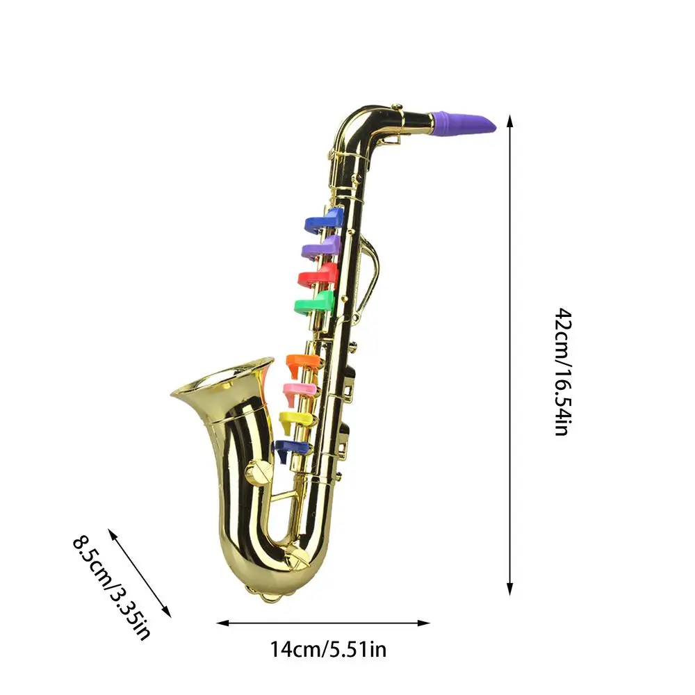 Saxofón De Juguete Para Niños – Instrumento Musical Educativo De 36 Cm Con Diseño Ergonómico Para Manos Pequeñas