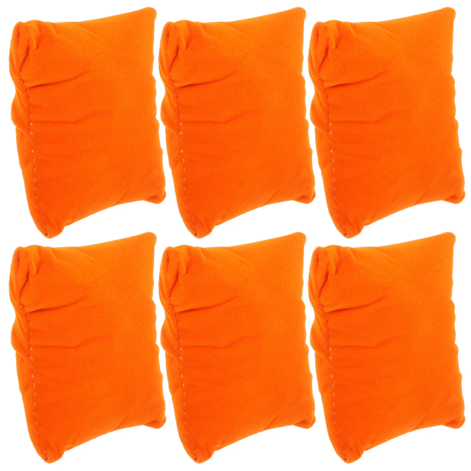 

6pcs Watch Display Holder Bracelet Pillow Jewelry Cushion Wrist Chain Cushion Lint Silk Floss Anti Scratch Storage Lining For