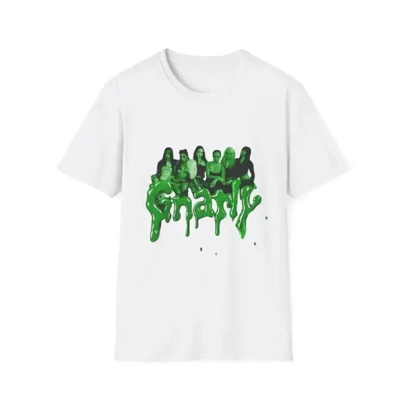 Katseye Gnarly Inspired White T shirt Fashion Fans