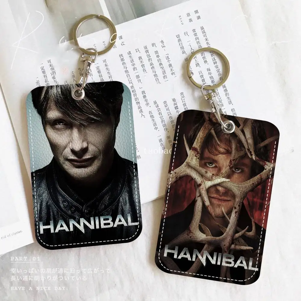 هانيبال فيلم مكتب التموين الرجال والنساء بطاقة الائتمان Keyrings بطاقة الطالب حامل بطاقة الهوية بطاقة حامل الاعتماد