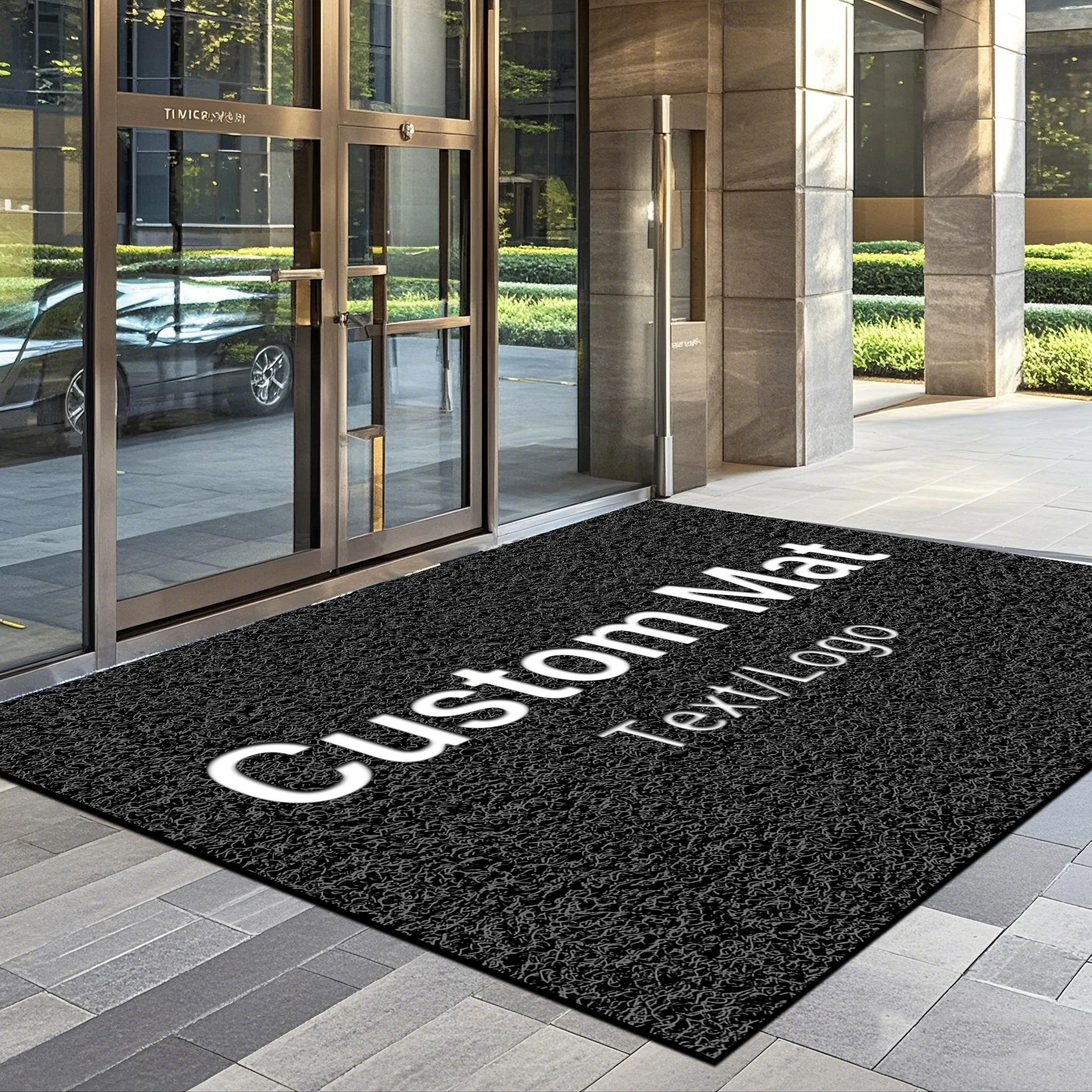 Personalized Carpet Outdoor Office Entrance Logo Custom Floor Mat Shopping Mall Entrance Doormat Bar Hotel Welcome Foot Mat