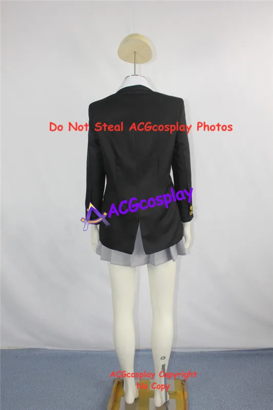 K-On! Yui Hirasawa Female Uniform Cosplay Costume black acgcosplay costume