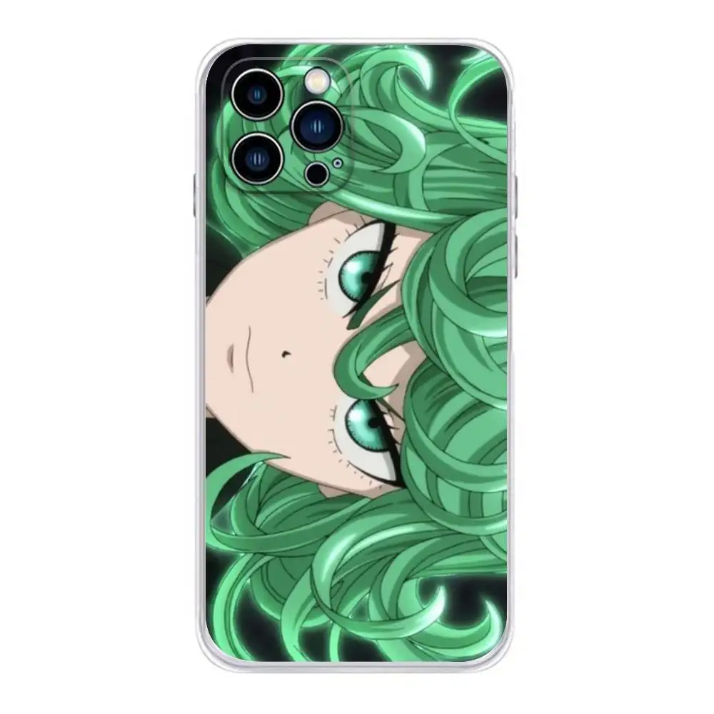 O-One Punch Man Tatsumaki Phone Case For iPhone 16,15,Pro,Max,14,Plus,13,12,11,E Mini Air,17,Pro Drop Protection Cover TPU