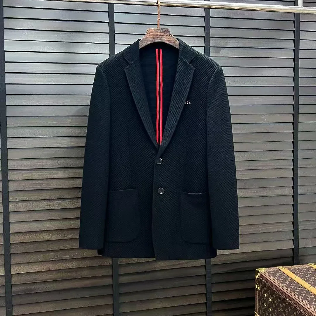 

Kiton итальянский осенне-зимний новый модный повседневный костюм в стиле старых денег с лацканами, мужская деловая куртка с длинными рукавами