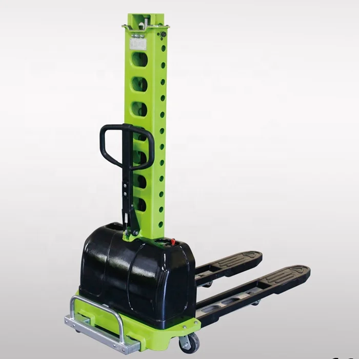 500kg Self Loading Stacker Portable Self Loading Pallet Stacker Self Lift Electric Stacker