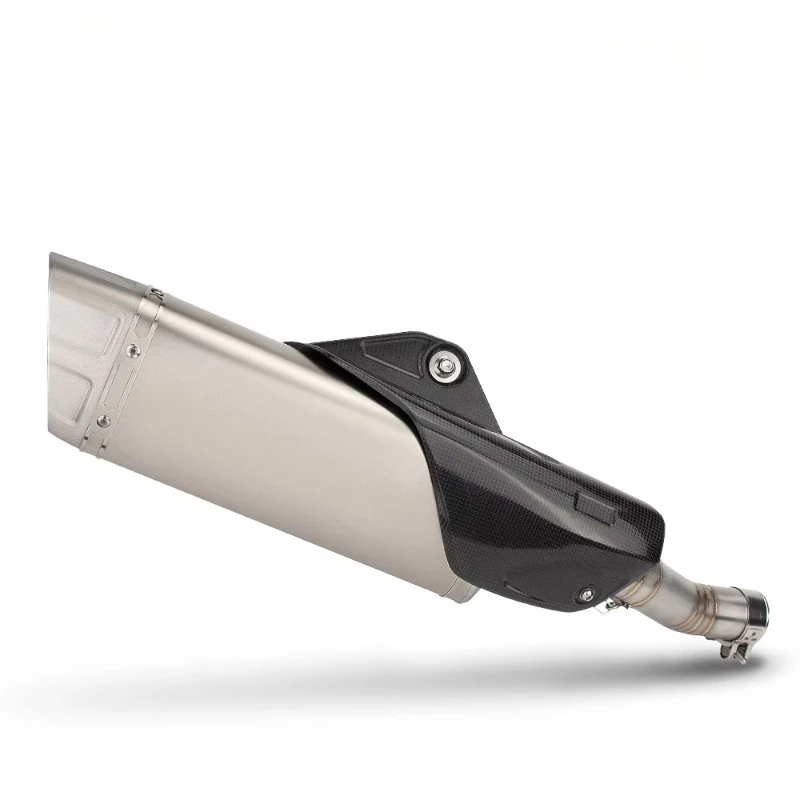 

SXLL CBR250RR 2017-2024 Racing Exhaust Motorcycle R1/M1 Muffler with Carbon Cap Connecting Sliding Cable for Intermediate Connec