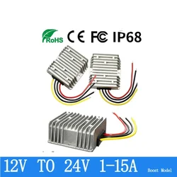 12V to 24V 15A 8A 10A 5A Boost Converter Step Up Converter 9-20V to 24V 360W Boost Converter 12V to 24V DC DC Boost Module ce