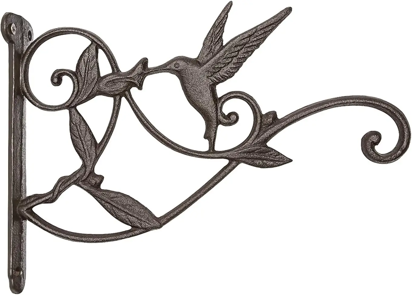 

Декоративный железный подвесной кронштейн-крючок для цветочных корзин, кормушек для птиц, ветряных колокольчиков, фонарей - 1 шт.