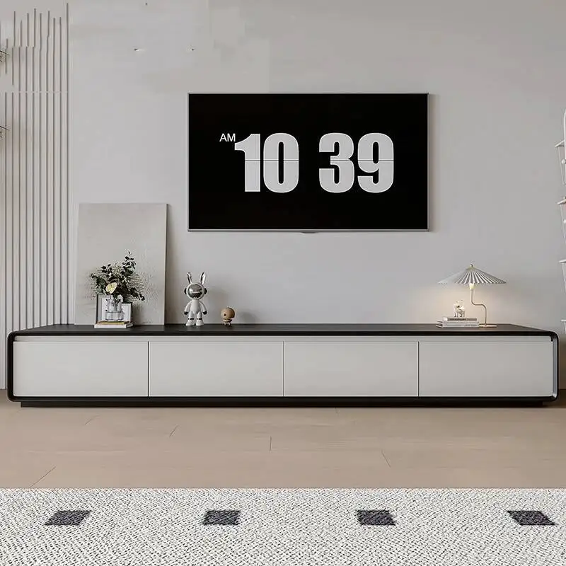 حامل تلفاز فرنسي كلاسيكي بتصميم كلاسيكي أنيق، حامل تلفاز فاخر، جمال بسيط، أثاث Muebles Para El Hogar لمنتصف القرن #5