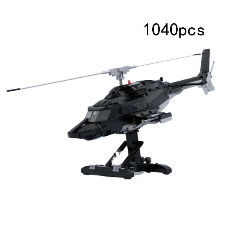 Spot kleine deeltjes MOC- 149250   helikopter 1039PCS montage creatieve puzzel model bouwstenen cadeau ornamenten