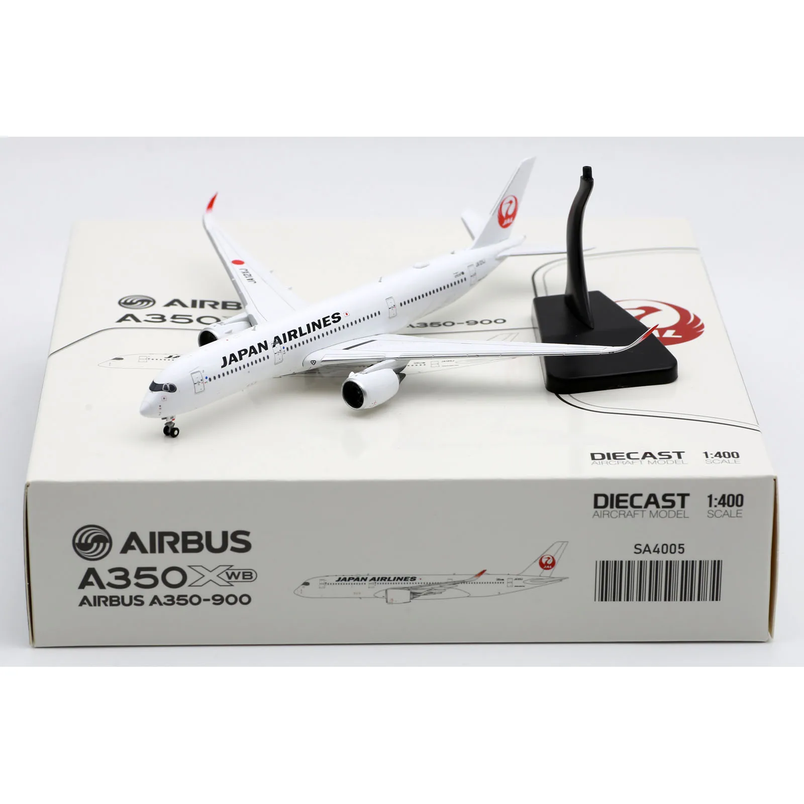 

SA4005 Alloy Collectible Plane Gift JC Wings 1:400 Japan Airlines JAL Airbus A350-900XWB Diecast Aircraft Jet Model JA12XJ