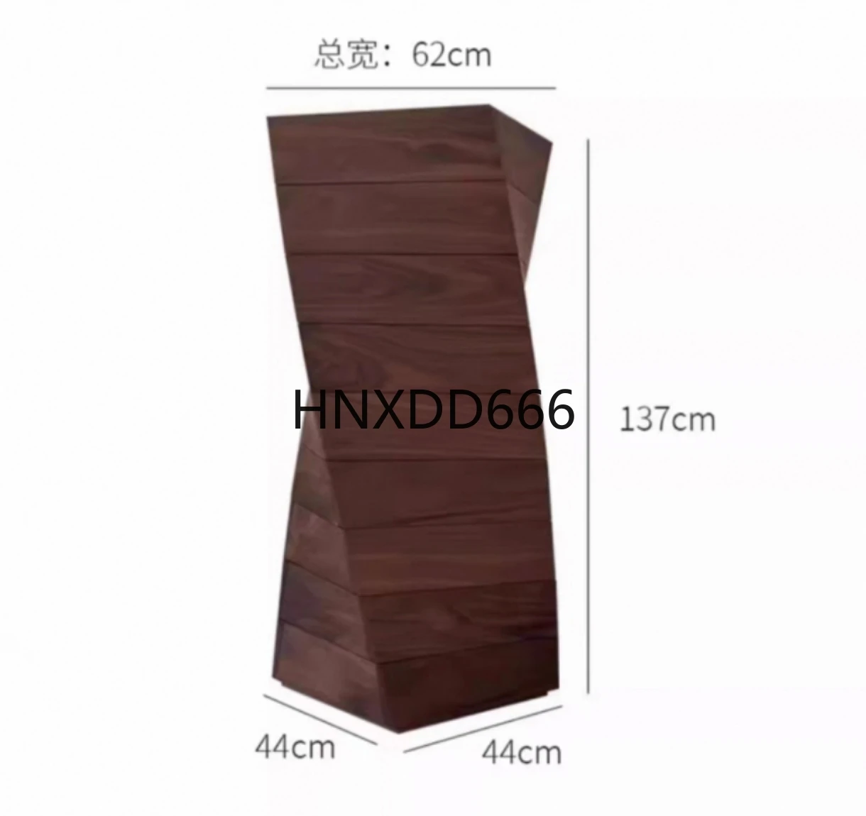 

New Chinese black walnut special-shaped chest