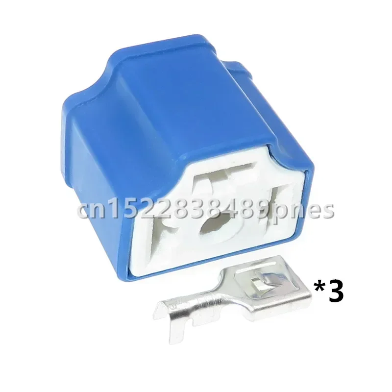 3 Pole 7.8 Series H4-2A Car Light Bulb Socket Ceramic High Temperature Resistant Wiring Harness Plug H4 Auto Relay Lamp Holder