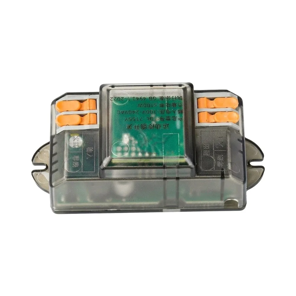 AC 100-240V 100W Microwave Sensor Switch for LED Ceiling Lights with 360 Degree Detection and Adjustable Delay