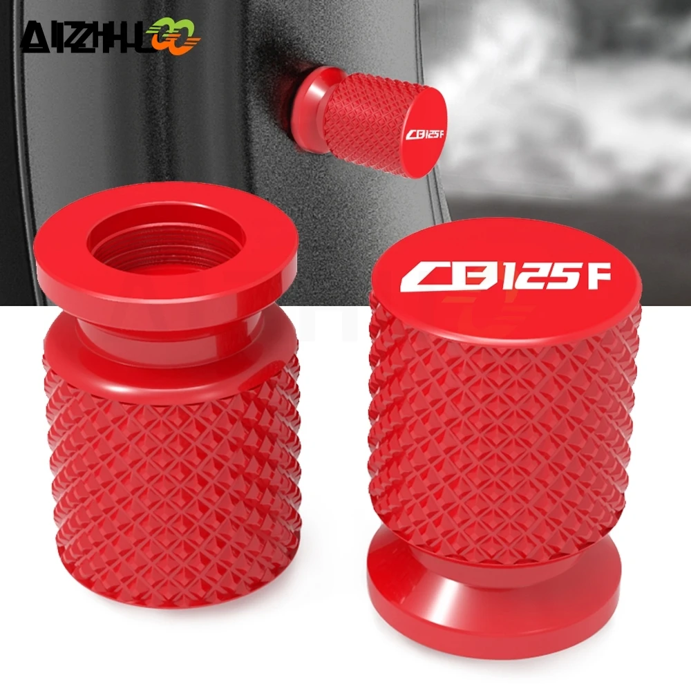 

CB 125F Motorcycle CNC Aluminum Tire Valve Wheel Tyre Air Port Cover Cap Accessories FOR HONDA CB125F CB 125 F 2016 With LOGO