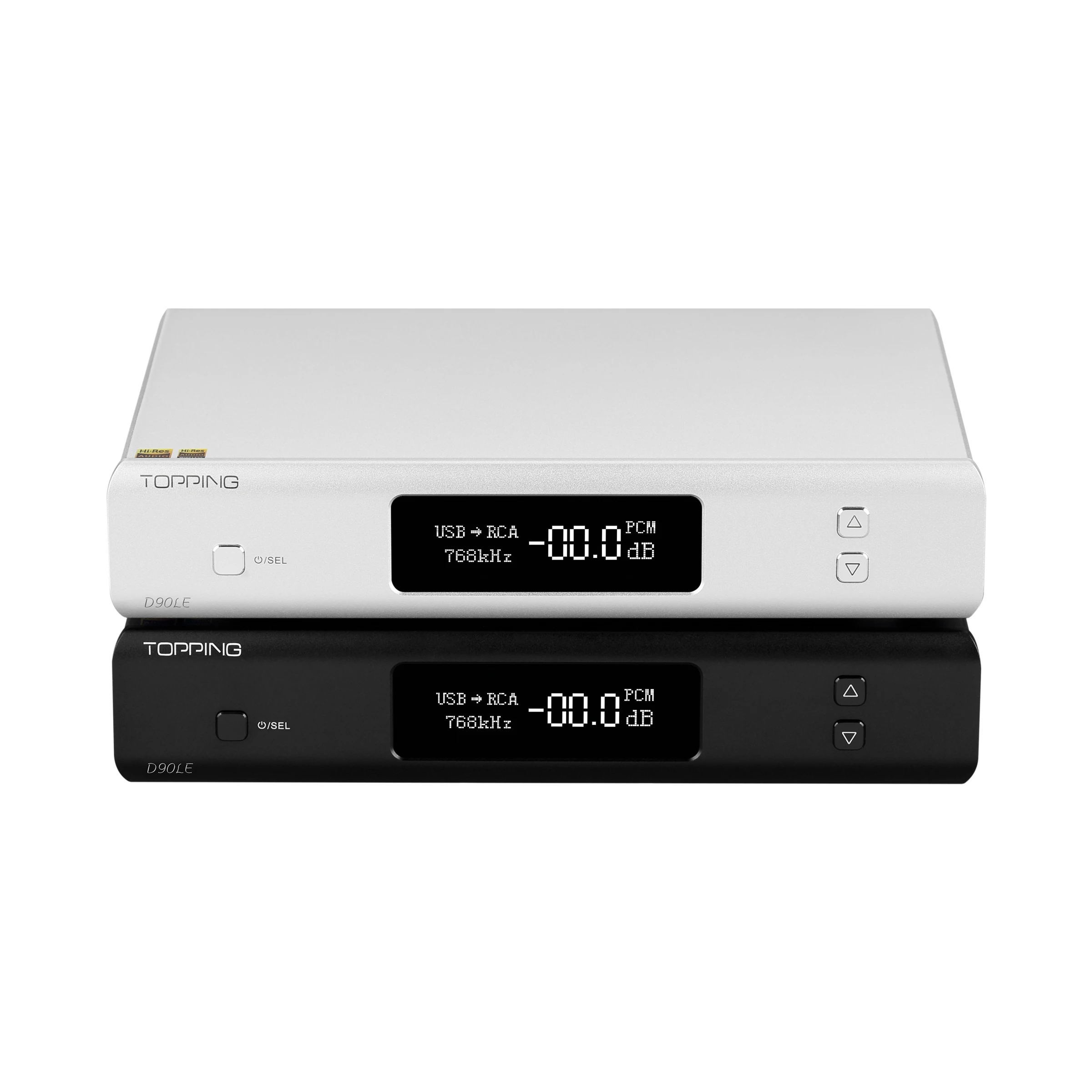 TOPPING D90LE Hi-Res Audio DAC ES9038PRO chip Fully Balanced Decoding Bluetooth PCM768 DSD512 RCA/XLR Output D90 LE