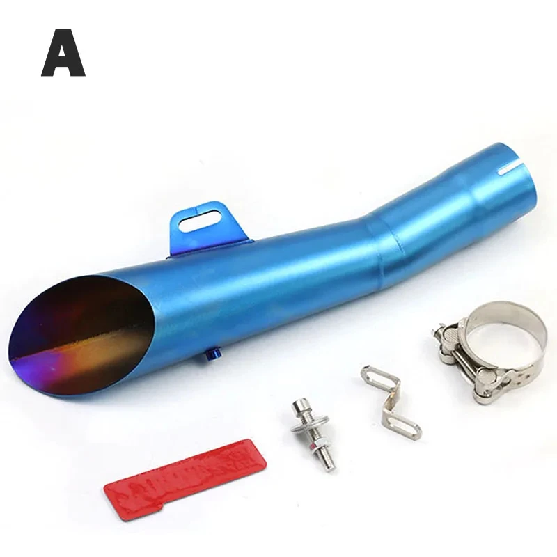 Universal Motorcycle GP Exhaust Motorcross Modified Pipe Escapamento Escape Racing Muffler For R6 R3 MT09 Pitbike ATV