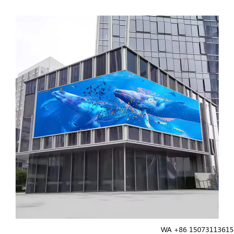 شاشة LED ثابتة P2.5 خارجية - لوحة دوارة مقاس 960 × 960 مم للمطارات والمراكز ومواقف السيارات