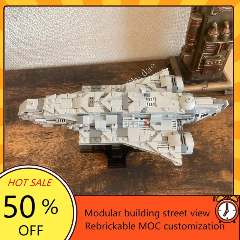 691 шт. Gozanti-Class Cruiser Midi-Scale Space War Military MOC SpaceShip Боевая модель Пазлы на заказ DIY Образовательная модель ToyGift