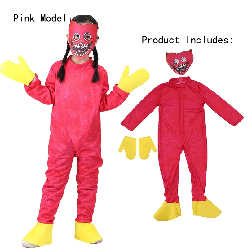 

Halloween Kostuum Voor Kinderen Unisex Grappig Rollenspel Bobbi Korte Pluche Feestjurk Cadeau Carnaval Kostuum Met Masker