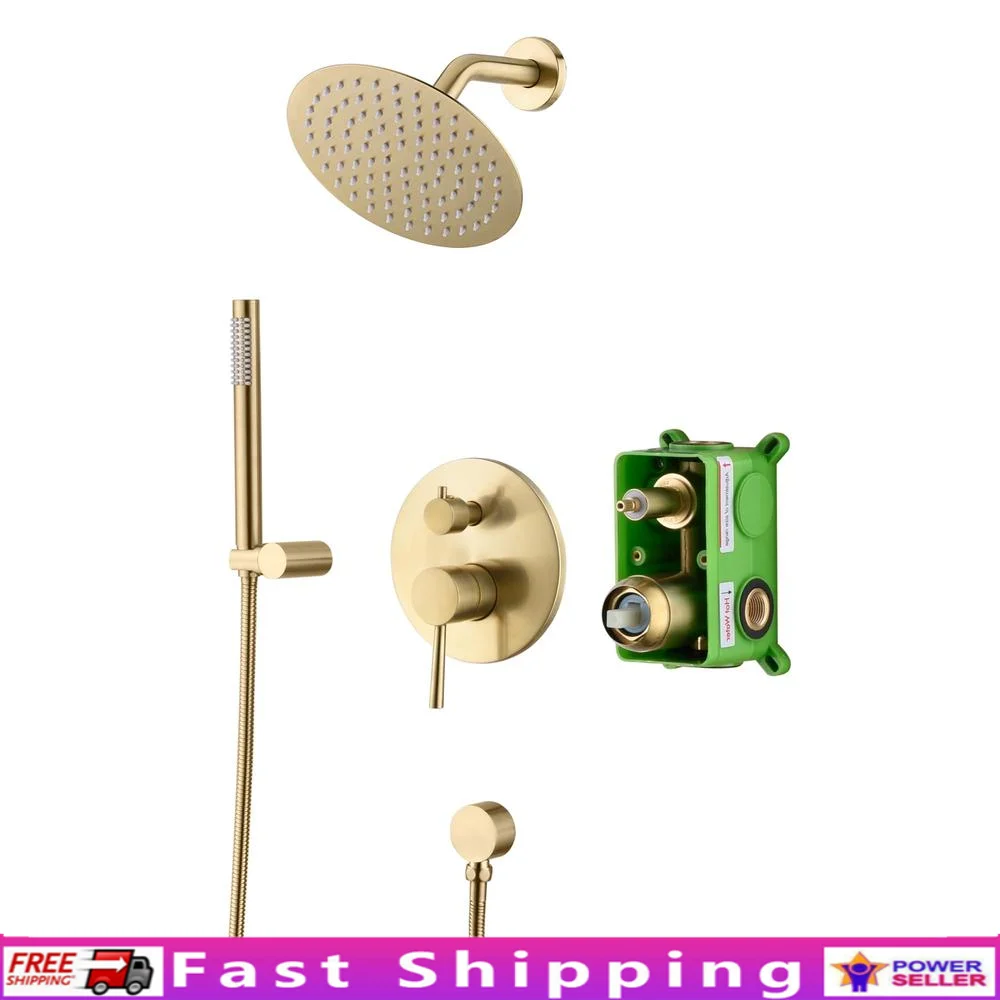 Soffione doccia a pioggia ad alta pressione da 8