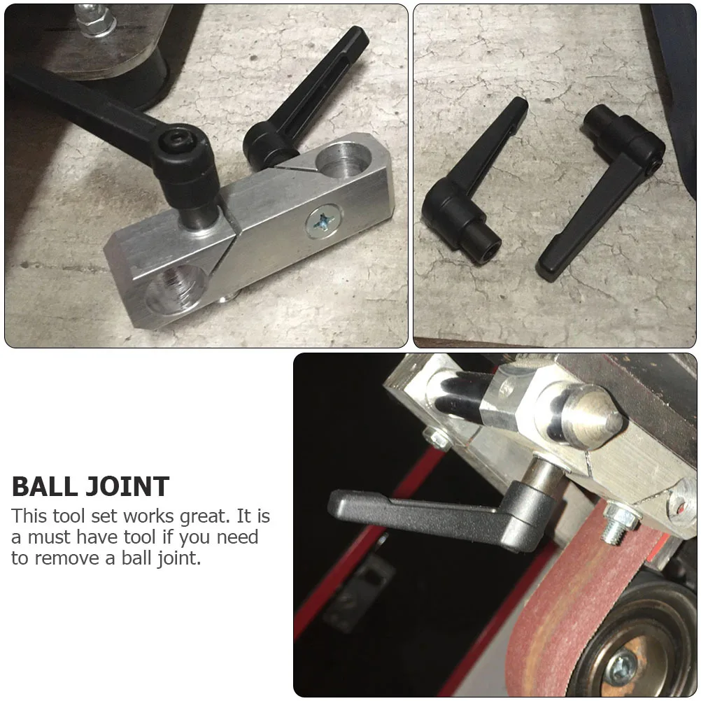 

2pcs Adjustable Handle Knob Clamping Lever Fixing Tool For Quick Release Ball Joint Removal Compact Ratchet Mechanism Hand Tool