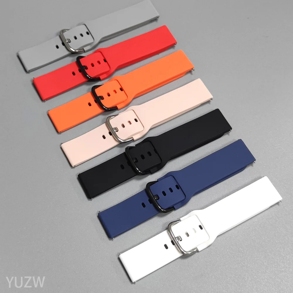 20 Ремешок 22 мм для Huawei Watch GT 5 GT4 GT3 GT2 Gt2 Pro 42 46 мм WATCH4 Pro Силиконовый ремешок HONOR Watch 4 Pro GS ES Magic Ремешок для часов