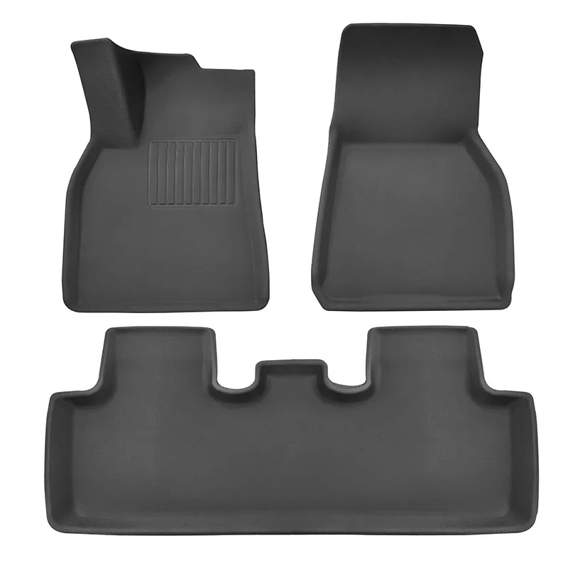 

Hot Selling High Quality XPE Customized Waterproof Left Right 3D Floor Mats Car Accessories Kits for Model3 Y