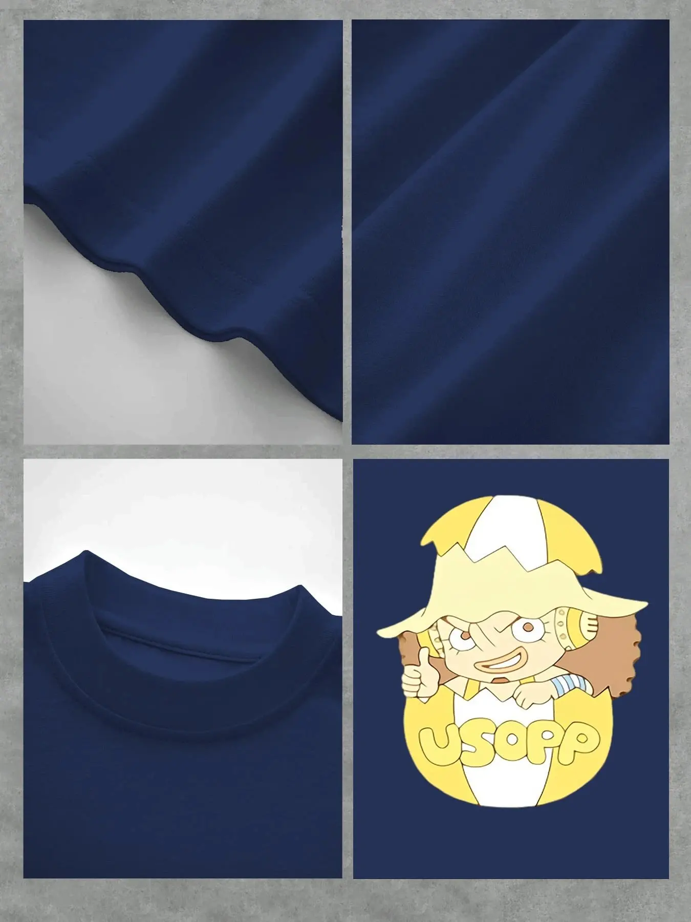 Męska koszulka anime One Piece Usopp na lato 2025, casualowa koszulka z krótkim rękawem, zabawny nadruk z kreskówką, moda streetwear, ubrania Y2k