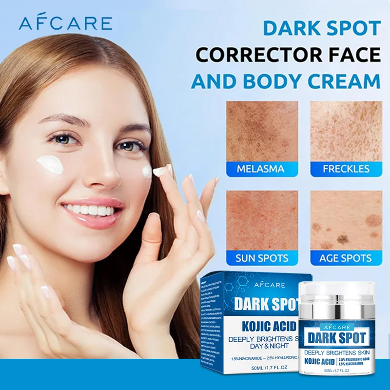 2025 Dark Spot Whiten Cream Kojic Acid Brighten Skin Eliminates Melanin Pigmentation Melasma Moisturizing Korean Skin Care