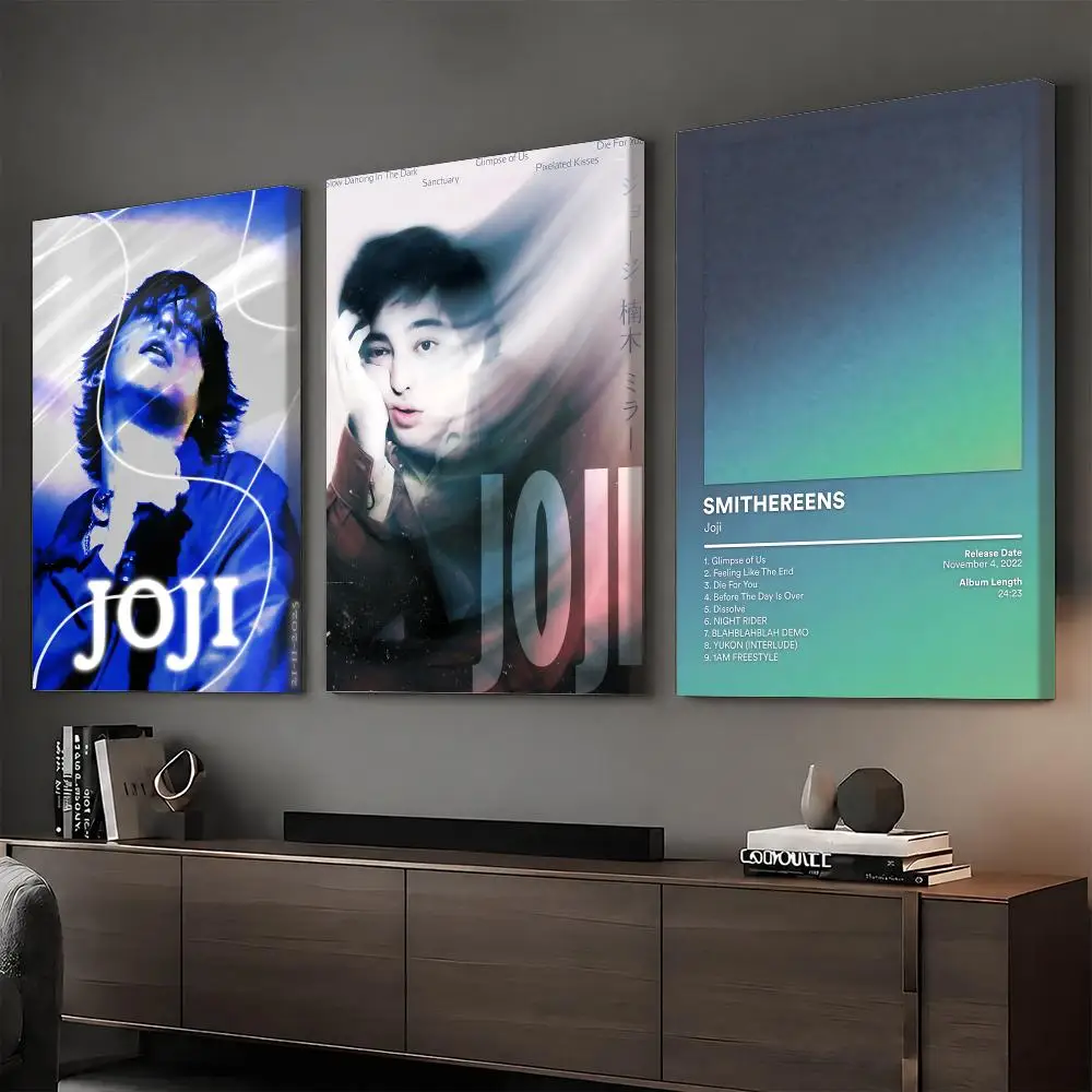 J-Joji Rapper Music Painting Calligraphy HD Modern Style Inner Frame Canvas Poster Bedroom Room Hallway Wall Art Decor