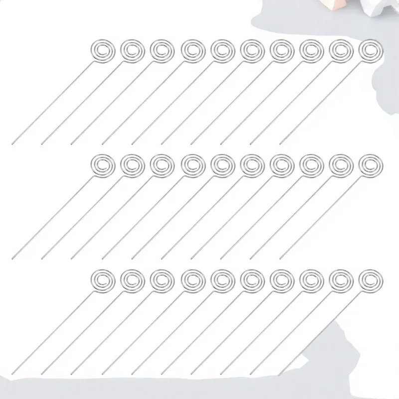 

30Pcs Premium Table Number Holder Wire Clips for Photos Pictures Memos and Place Cards At Wedding Receptions Place Card Holder