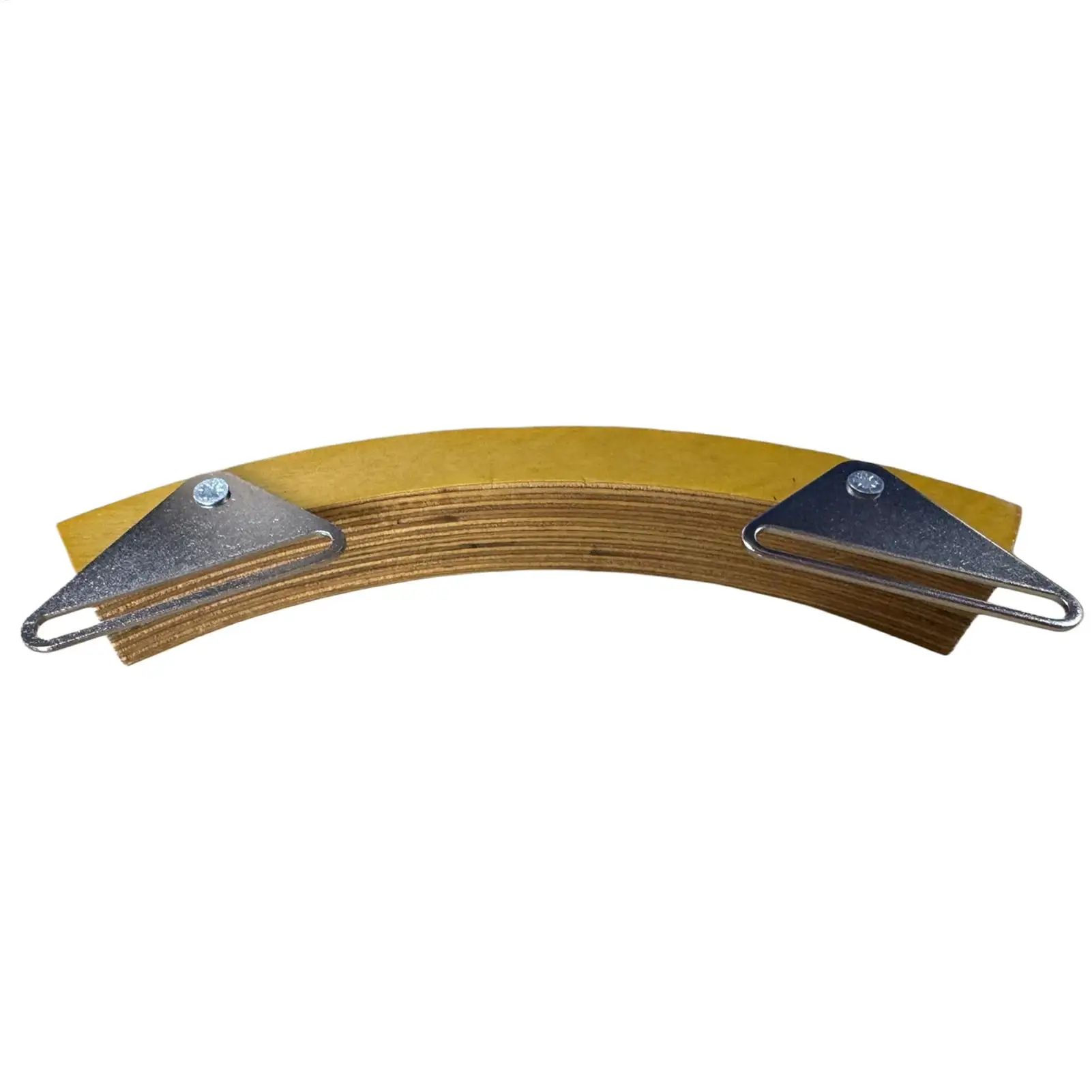 Snare Drum Rim Click Block Arched Shape Crisp Tone Side-Striking Device With Metal Mounting Bracket Wood Block Instrument For