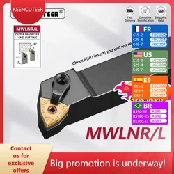 MWLNR1616 MWLNR2020 MWLNR2525 MWLNR3232 Lathe Bar CNC Cutting Tool MWLNR/L External Turning Tool Holder
