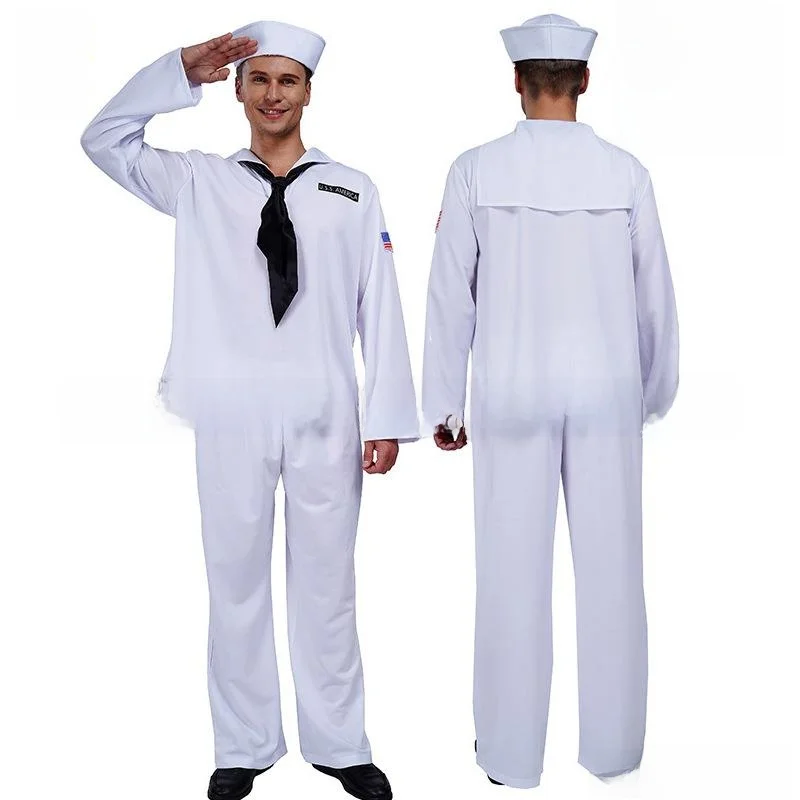 

Костюм на Хэллоуин для взрослых, M, ролевой якорь, наряд моряка, сценический костюм, традиционная китайская этническая одежда