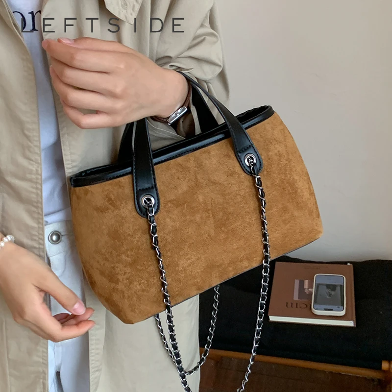 

LEFTSIDE Small PU Leather Shoulder Bags for Women 2025 Luxury Designer Brand Trend Crossbody Bag Females Handbags and Purses