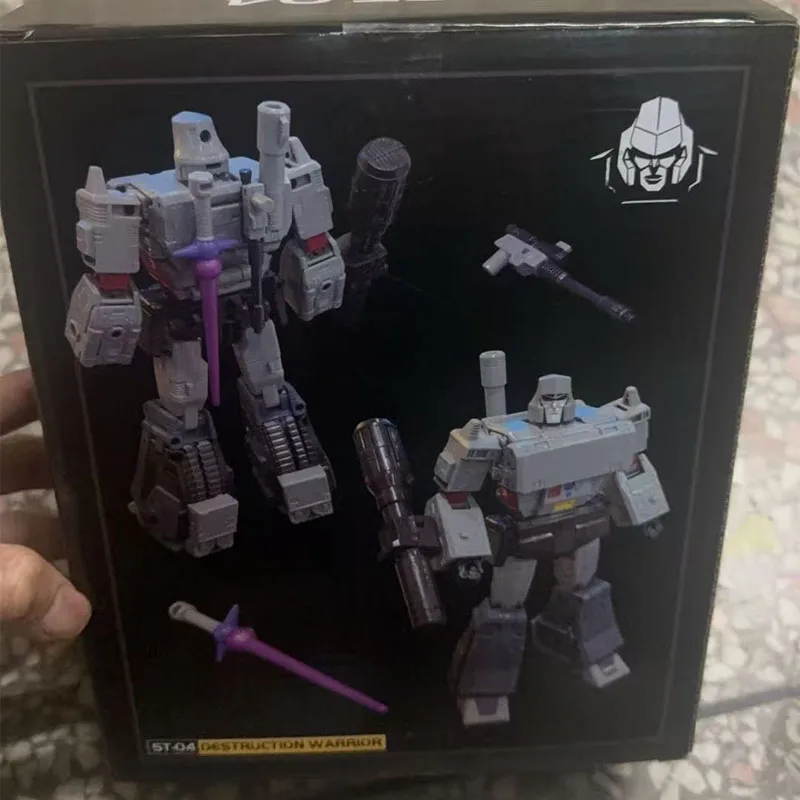 In Voorraad Transformatie ST-04 ST04 Megatank KO SS Serie 18 CM Film Versie anime Action Figure robot model Beweegbare Pop Gift