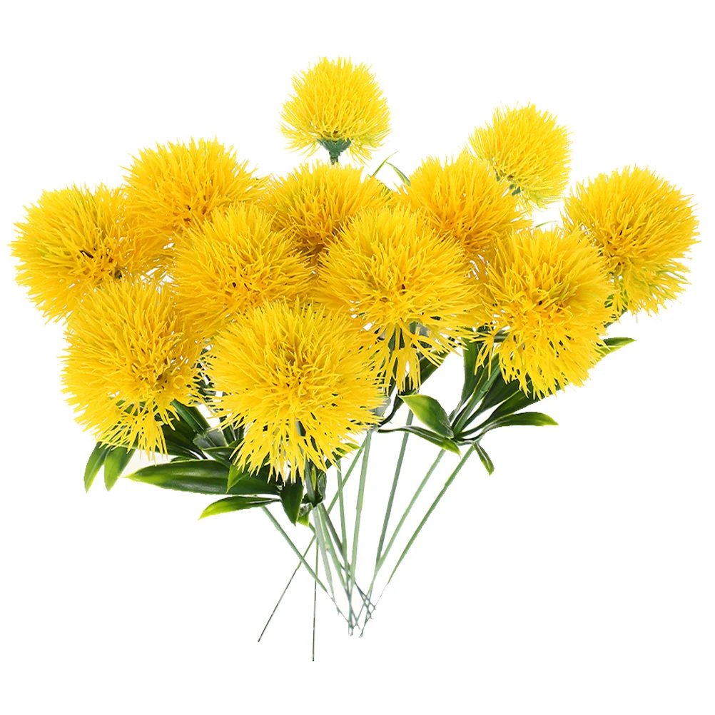 

Succulents Artificial Dandelion Flowers for Outdoors Dandelions Fake Yellow Plastic Man Sunflowers