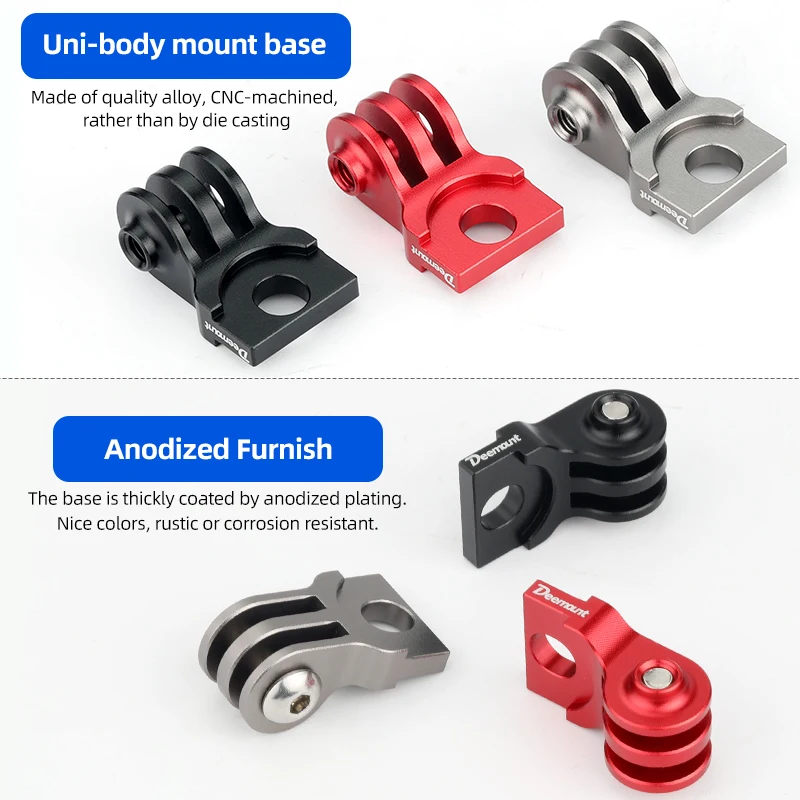 Supporto per smartphone per manubrio pieghevole per bicicletta, supporto superiore per tubo sterzo, rack in lega di alluminio lavorato a CNC, adatto per l'adattamento della fotocamera GoPro