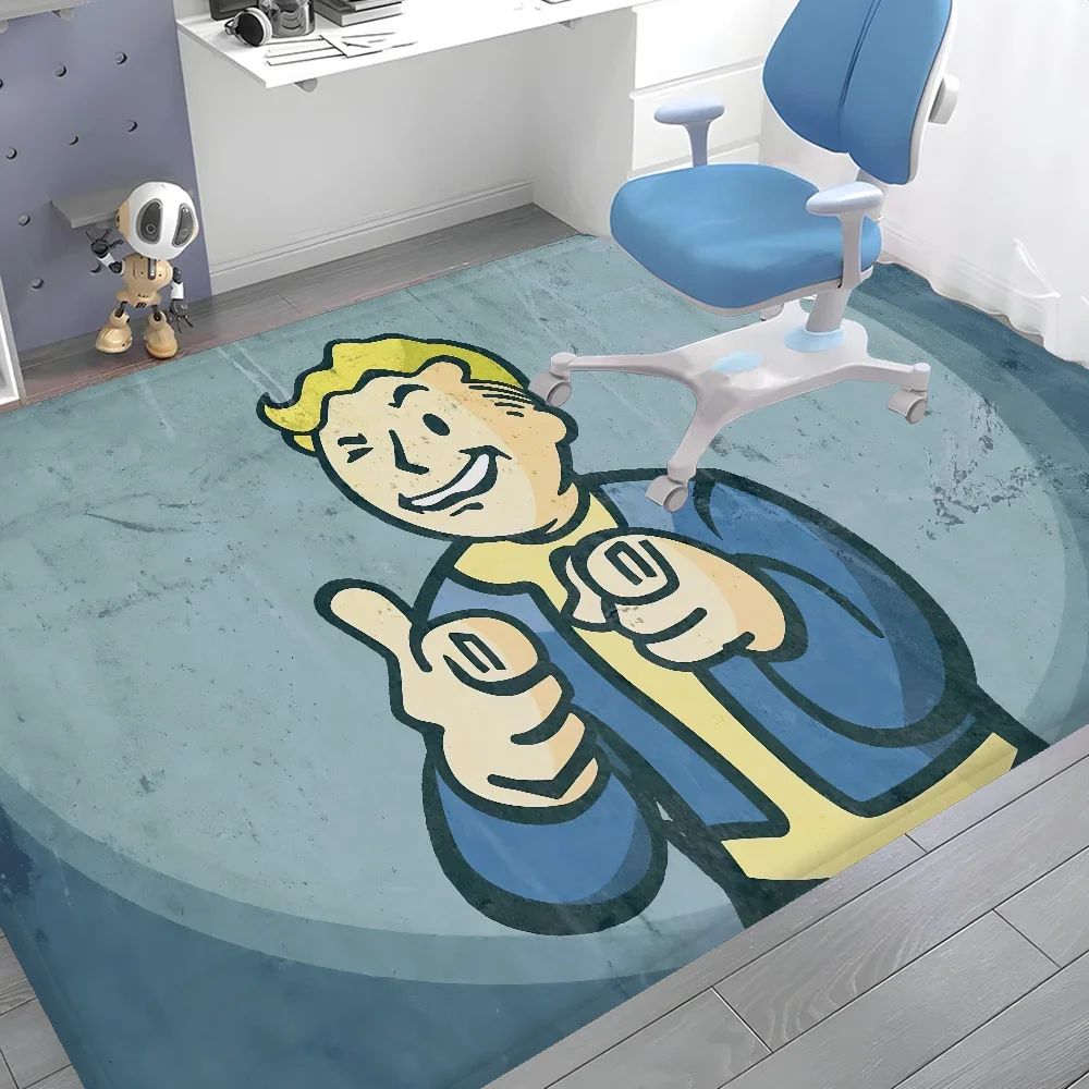 

F_Fallouts 3 4 Hallway Carpet Non-Slip Laundry Room Mat Laundry Decor Balcony Child Living Room Toilet Rug
