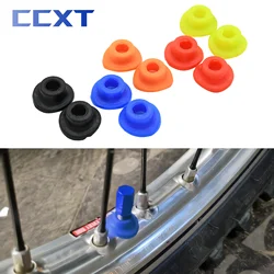 Motocross Silicone Air Valve Dust Mud Guards Mouth Washers Seal Gasket For KTM Suzuki Yamaha Kawasaki Honda 250 300 350 450 500