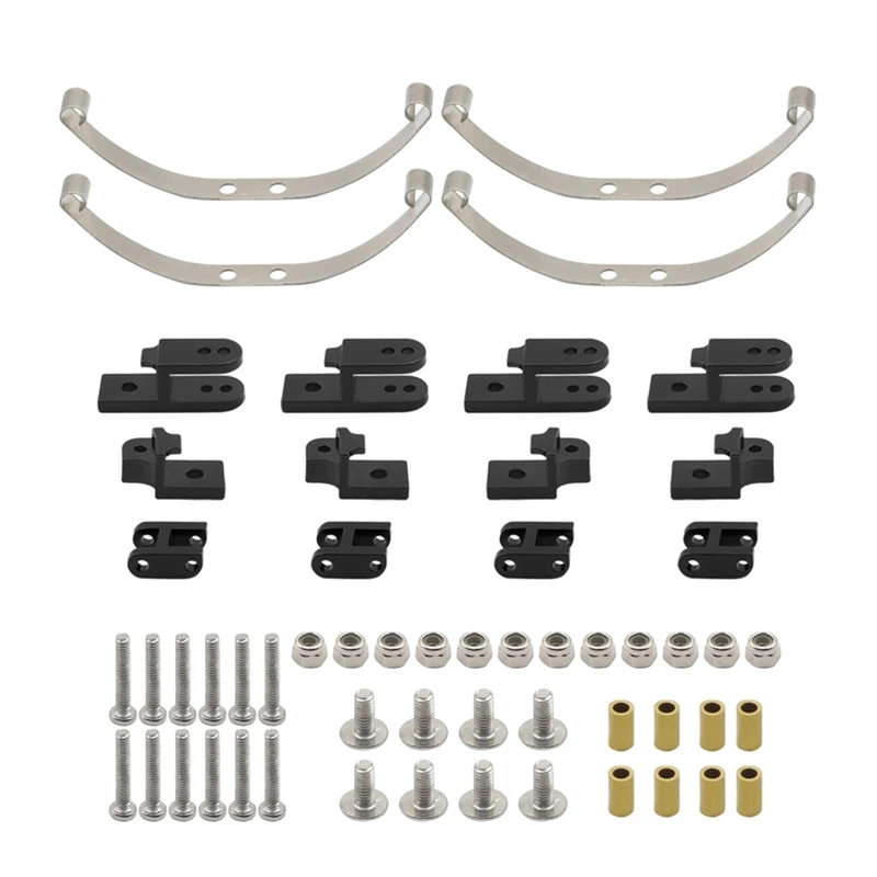 Accesorios de suspensión de amortiguación de resorte de hoja para coche teledirigido 1/16 WPL B24 4WD, piezas de actualización, 1 Juego