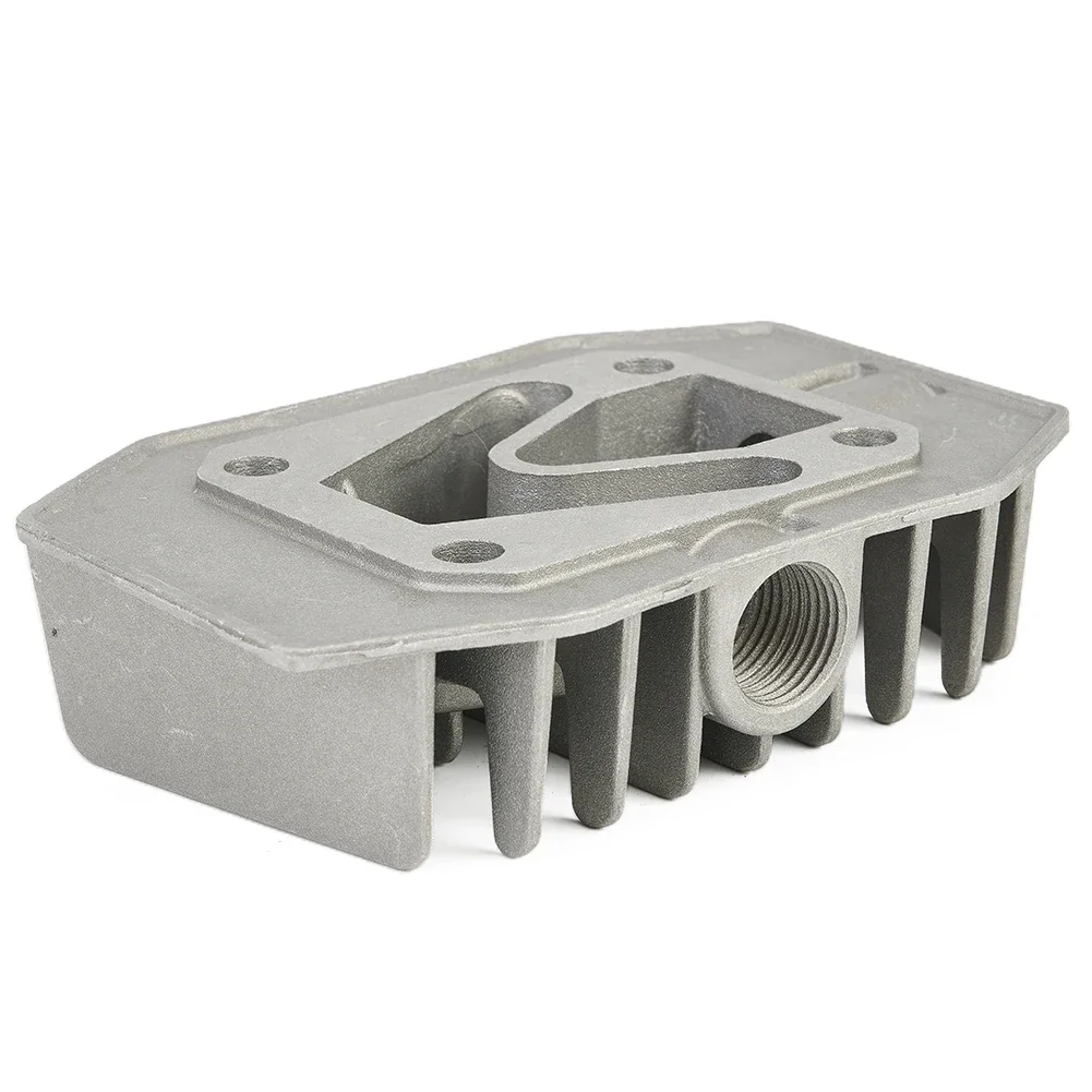 48 X 72mm Air Compressor Cylinder Head G1/2in Thread Cooling Cover Spare Parts Pneumatic Power Tools Accessory