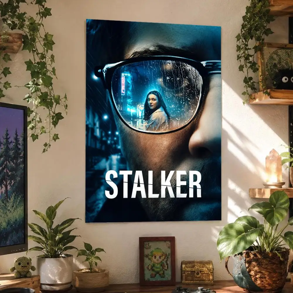Game Horror Stalker Poster Wall Art Poster Waterproof PP Print Peel And Stick Removable Self Adhesive Home Decor