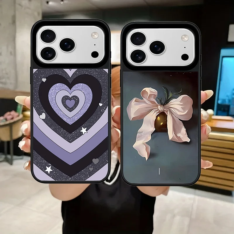 6090741 Mirror Surface Magnetic Phone Case Cover for IPhone 13 14 15 16 17 18 Pro Max Case