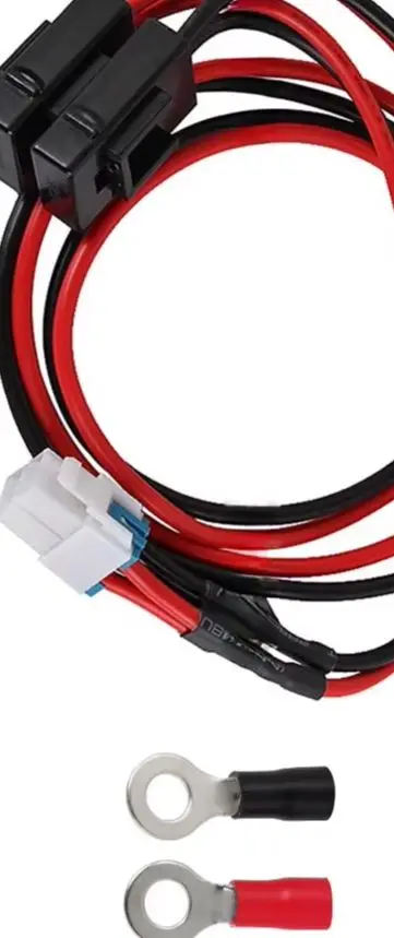 For For ICOM IC-7000 IC-7600 For Kenwood TS-480 For Yaesu FT-450 1M 30A 4-Pin Short Wave Radio Power Supply Cable With Fuse