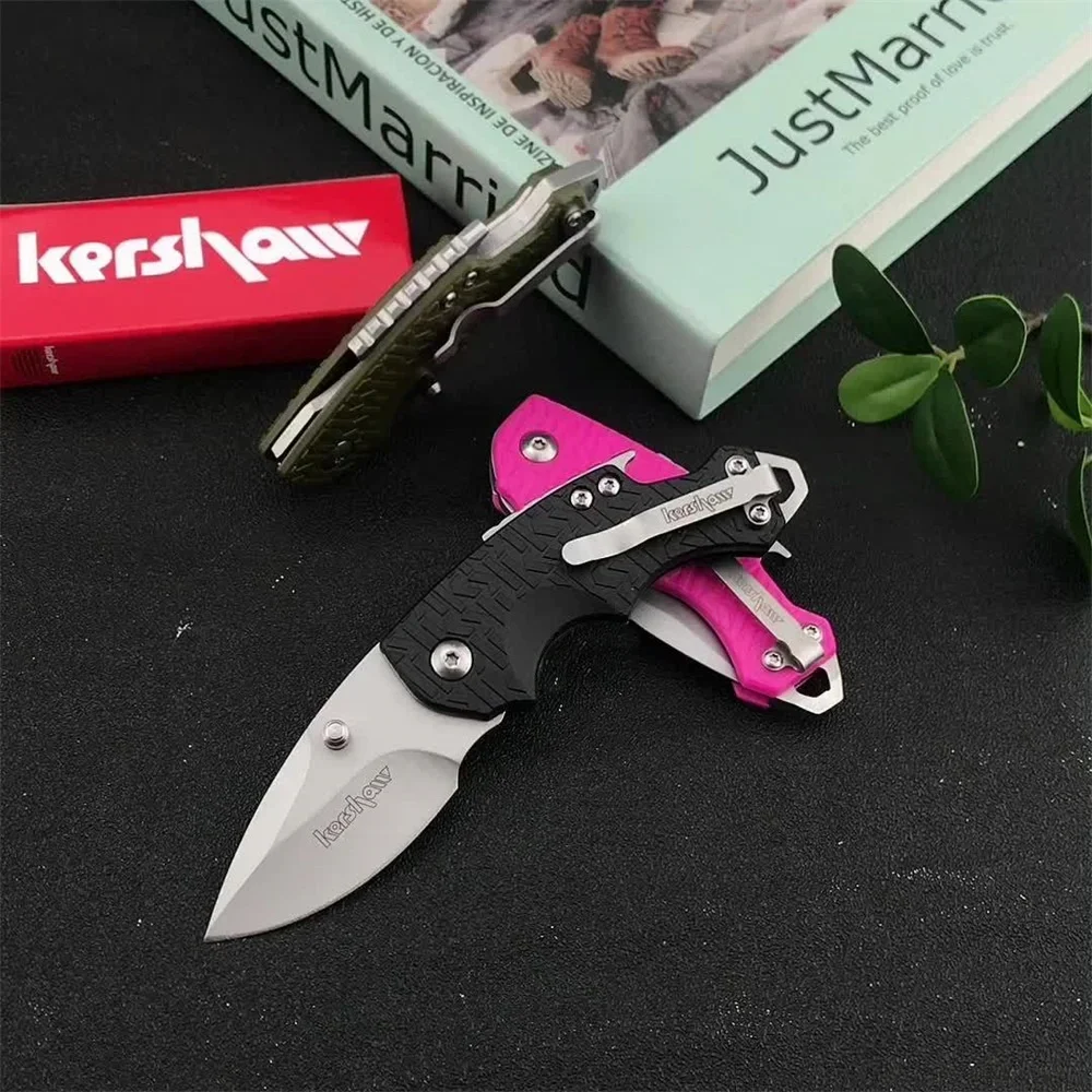 KS 3800 Shuffle Mini Folding Knife Stainless Steel Outdoor Tactical Survival Hand Tool Utility Pocket Knives Bottle Opener