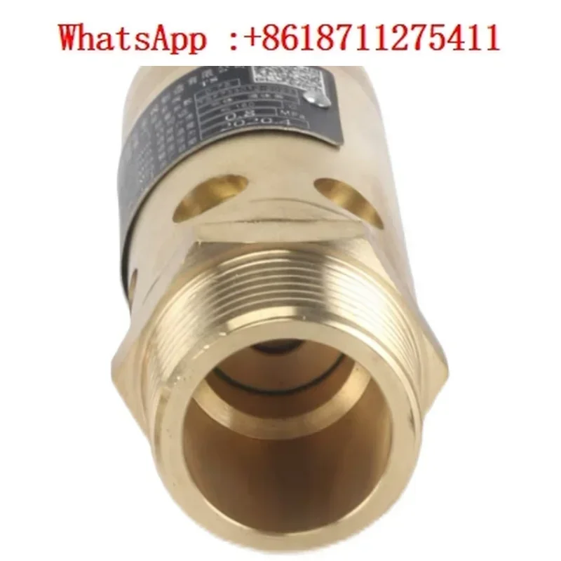 

Spring-loaded safety valve Screw machine air compressor safety valve Spring-loaded pressure relief valve